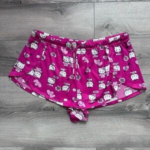 Hello Kitty Magenta Lounge Shorts